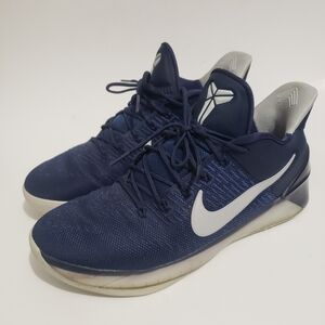 2016 Nike Kobe GS Midnight Navy Pure Platinum 869987-406 Sz 7y Women's  8.5